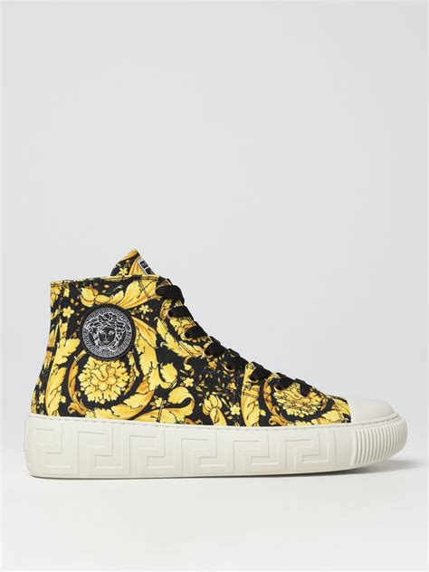 scarpe versace tela